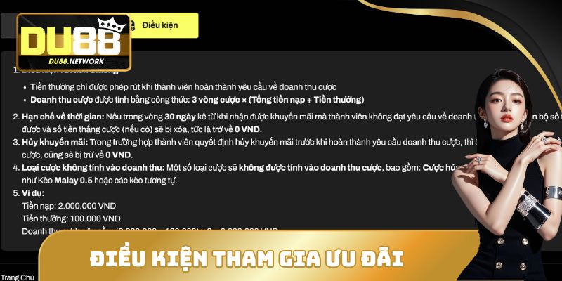 Điều kiện bắt buộc thực hiện khi tham gia chương trình